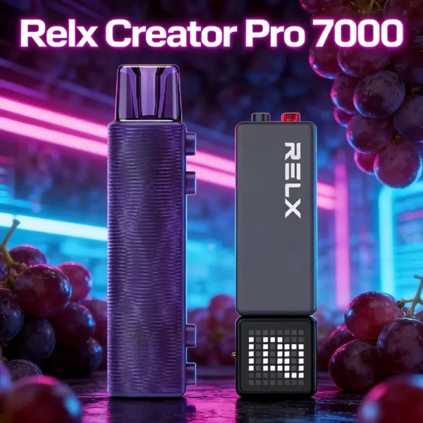 RELX 悦刻 Creator積木 7000口拋棄式電子煙套裝｜積木系列一體式設計｜適合追求高續航與個性化玩法的玩家