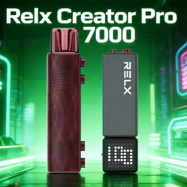 RELX 悦刻 Creator積木 7000口拋棄式電子煙套裝｜積木系列一體式設計｜適合追求高續航與個性化玩法的玩家